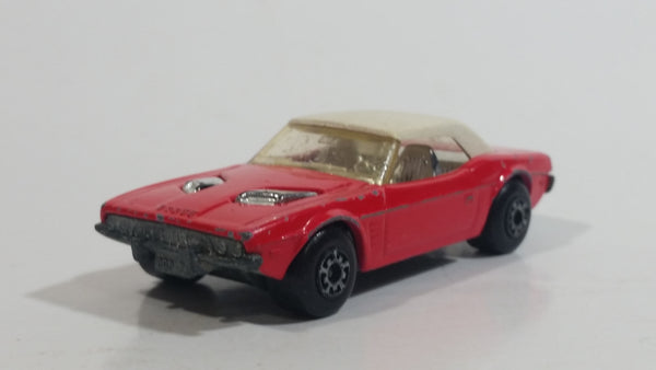 Vintage 1975 Lesney Products Matchbox Superfast Dodge Challenger Red No. 1 Die Cast Toy Car Vehicle