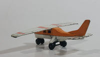 Vintage 1974 Lesney Matchbox N94209 Cessna Propeller Plane Orange and White Die Cast Toy Airplane Aircraft Passenger Vehicle