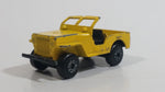 Vintage 1976 Lesney Matchbox Superfast No. 11 Sleet-N-Snow Jeep Yellow Die Cast Toy Car Vehicle