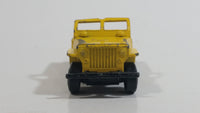 Vintage 1976 Lesney Matchbox Superfast No. 11 Sleet-N-Snow Jeep Yellow Die Cast Toy Car Vehicle