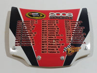 Action Racing Winner's Circle NASCAR Sprint Cup Series 2008 Schedule 1/24 Scale Hood Magnet Racing Collectible