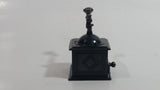 Miniature Coffee Grinder Metal Pencil Sharpener Doll House Furniture Size with Turning Handle and Opening Drawer