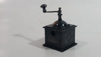 Miniature Coffee Grinder Metal Pencil Sharpener Doll House Furniture Size with Turning Handle and Opening Drawer