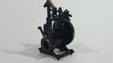 Miniature Weighted English Clock Metal Pencil Sharpener Doll House Furniture Size Adjustable
