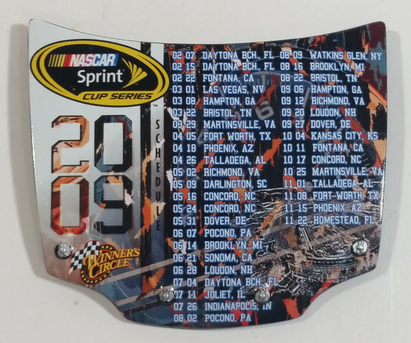 Action Racing Winner's Circle NASCAR Sprint Cup Series 2009 Schedule 1/24 Scale Hood Magnet Racing Collectible