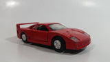 Unknown Brand WL9815 Ferrari F40 Red Pullback Motorized Friction Die Cast Toy Luxury Sports Car Vehicle