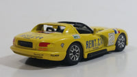 Burago Dodge Viper RT/10 Yellow Rent A Car 1/43 Scale Die Cast Toy #2 Lemans Race Car Vehicle