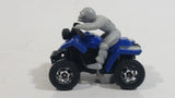2007 Matchbox 4 Wheels Quad Royal Blue Die Cast Toy ATV All Terrain Vehicle
