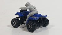 2007 Matchbox 4 Wheels Quad Royal Blue Die Cast Toy ATV All Terrain Vehicle