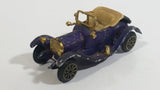 Vintage TinToys W.T. 233 Cadillac Dark Purple Die Cast Antique Car Vehicle - Hong Kong