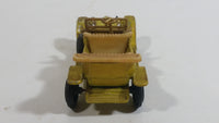 Vintage TinToys W.T. 231 Rolls Royce Silver Ghost Gold Die Cast Antique Car Vehicle - Hong Kong