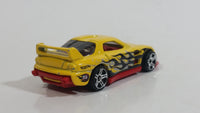 2013 Hot Wheels Police Pursuit 24 / Seven Yellow Die Cast Toy Car Vehicle