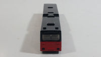 SIKU Park & Ride Articulated Hinged Bus Black and Red Die Cast Toy Public Transit Vehicle