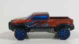 2004 Hot Wheels Scrapheads Mega Duty Truck Burnt Orange Die Cast Toy Car Vehicle