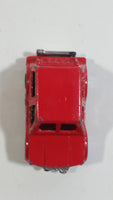 Vintage Buddy L "Metal Made" Mini Fire Dept. Red Die Cast Toy Car Vehicle