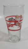 Enjoy Coca-Cola Santa Claus Holding a Bottle with Helicopter and Train Set Christmas Holiday Themed  6" Tall Glass Cup