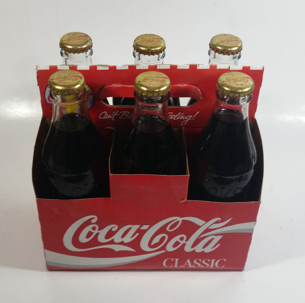 1989 Safeway 60th Anniversary Coca-Cola Classic Soda Pop 6-Pack of Ful ...