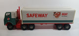 Vintage Safeway Semi Truck Tractor Trailer Rig "Right From Safeway" 16" Long Plastic and Tin Litho Toy Car Vehicle - Japan