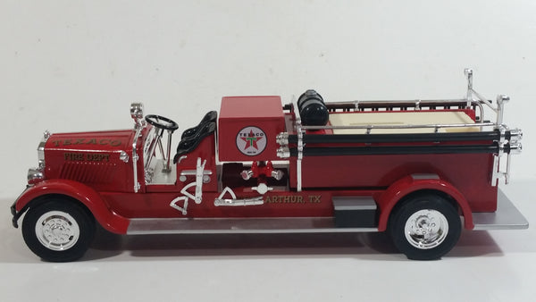 1998 Collector's Edition ERTL Texaco 1929 Mack Fire Truck Red "Port Arthur, Texas" Die Cast Metal Coin Bank