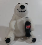 Coca-Cola Coke Soda Pop Beverages White Polar Bear Stuffed Animal Plush Plushy Collectible