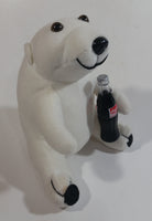 Coca-Cola Coke Soda Pop Beverages White Polar Bear Stuffed Animal Plush Plushy Collectible
