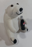 Coca-Cola Coke Soda Pop Beverages White Polar Bear Stuffed Animal Plush Plushy Collectible