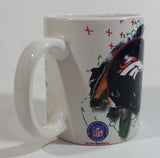 1997 Hunter Mfg NFL Football Team Denver Broncos Ceramic Coffee Mug Sports Collectible