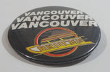 Vintage NHL Vancouver Canucks Ice Hockey Team Round Button Pin Sports Collectible