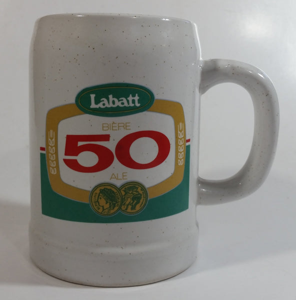 Vintage Labatt 50 Ale Beer Stoneware Stein Mug - Bar Pub Lounge Breweriana Collectible