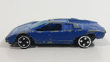 Unknown Brand Luxury Exotic Blue #7 Sports Car Die Cast Toy Vehicle