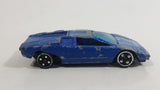 Unknown Brand Luxury Exotic Blue #7 Sports Car Die Cast Toy Vehicle