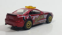 2001 Matchbox D.A.R.E. '99 Mustang Metallic Red Die Cast Toy Car Vehicle