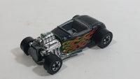 Vintage 1977 Hot Wheels Flying Colors Street Rodder Black Die Cast Toy Car Vehicle BW Hong Kong