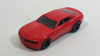 2007 Hot Wheels Chevy Camaro Concept Bright Red Die Cast Toy Car Vehicle