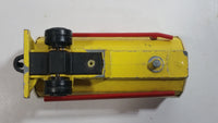 Vintage Majorette Shell Oil Fuel Tanker Trailer Yellow , Red White Die Cast Toy Car Vehicle