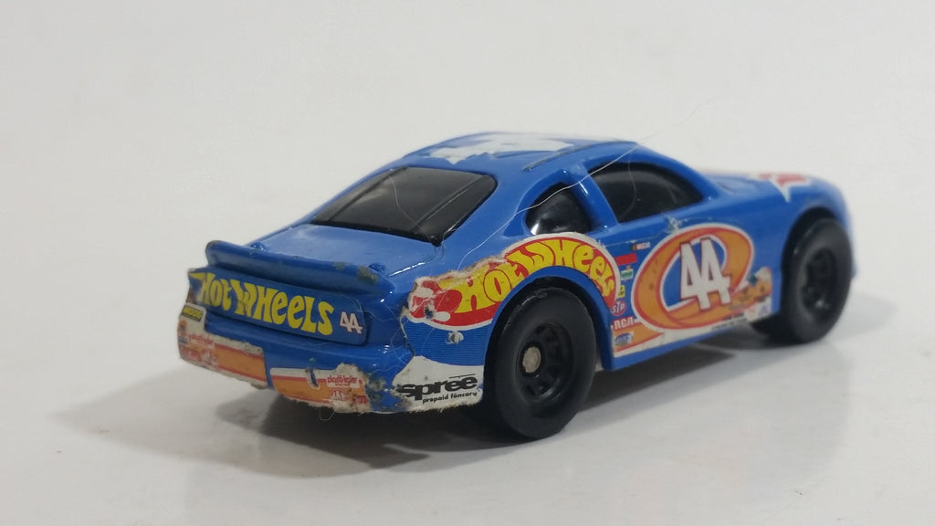 1998 Hot Wheels Racer Nascar #44 Blue Die Cast Toy Race Car Vehicle Mc ...