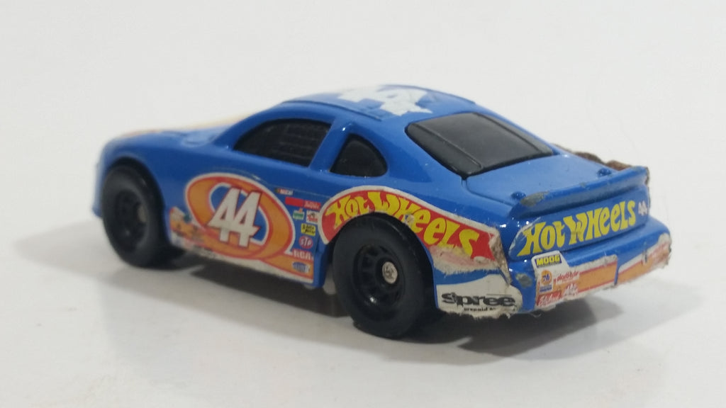 1998 Hot Wheels Racer Nascar #44 Blue Die Cast Toy Race Car Vehicle Mc ...