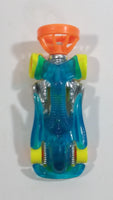 1994 Hot Wheels Top Speed Pipe Jammer Back Burner Blue, Yellow, Orange, Chrome Plastic Die Cast Toy Car Vehicle with Hook Bottom