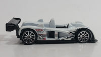 2008 Hot Wheels Top Speed GT Cadillac LMP #2 White Die Cast Toy Race Car Vehicle