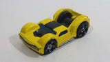 2005 Hot Wheels First Editions Drop Tops Curb Side Yellow Die Cast Toy Car Vehicle PR5