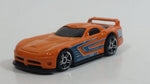 2008 Hot Wheels Top Speed GT Dodge Viper GTS-R Orange Die Cast Toy Super Car Vehicle