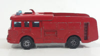 Vintage Corgi Juniors ERF Fire Tender Truck Red Die Cast Toy Car Emergency Rescue Vehicle Made in Great Britain