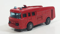 Vintage Corgi Juniors ERF Fire Tender Truck Red Die Cast Toy Car Emergency Rescue Vehicle Made in Great Britain