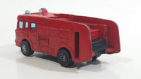 Vintage Corgi Juniors ERF Fire Tender Truck Red Die Cast Toy Car Emergency Rescue Vehicle Made in Great Britain