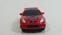 2010 Maisto Marvel Toyota Celica GT-S Spider Man Red Die Cast Toy Super Hero Character Car Vehicle