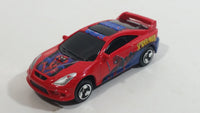 2010 Maisto Marvel Toyota Celica GT-S Spider Man Red Die Cast Toy Super Hero Character Car Vehicle