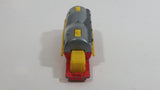 Majorette Semi Powder Transporter Trailer Tanker No. 379 Red Yellow Grey 1/100 Scale Die Cast Toy Car Vehicle