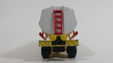Vintage Majorette Shell Oil Fuel Tanker Trailer Yellow , Red White Die Cast Toy Car Vehicle