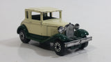 Vintage 1979 Lesney Matchbox Superfast Model A Ford Cream White and Green Die Cast Toy Car Vehicle