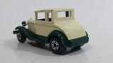 Vintage 1979 Lesney Matchbox Superfast Model A Ford Cream White and Green Die Cast Toy Car Vehicle